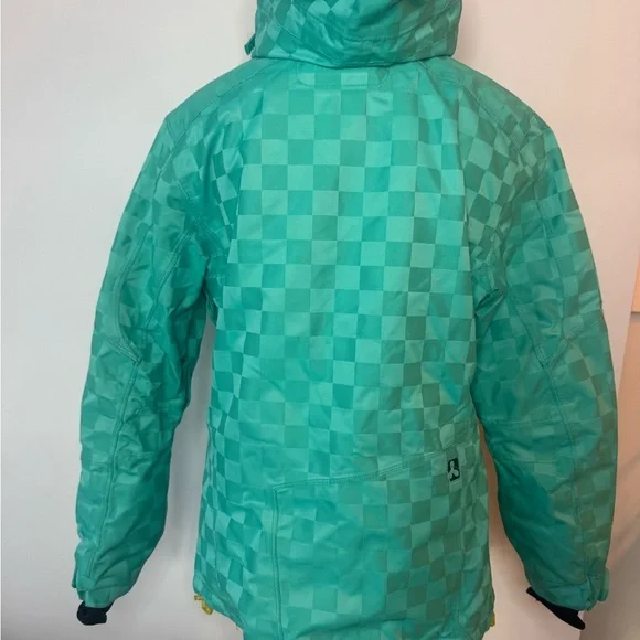 Trilogy Green Checkered Ski/Snowboard coat - Size S - Picture 3 of 17